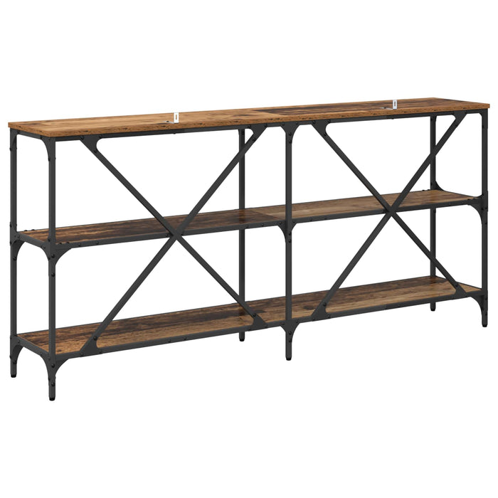 Masă de consolă Lemn Vechi 160 x 30 x 75 cm Lemn compozit - WALTI WALTI