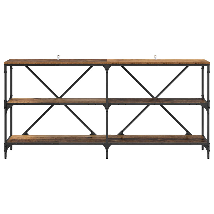Masă de consolă Lemn Vechi 160 x 30 x 75 cm Lemn compozit - WALTI WALTI
