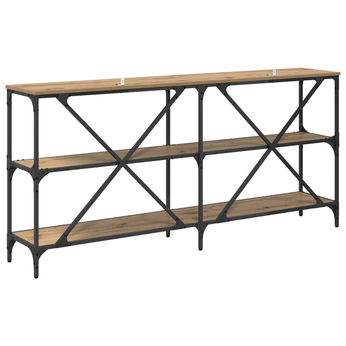 Masă de consolă Stejar Artizanal 160 x 30 x 75 cm Lemn compozit - WALTI WALTI
