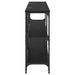 Masă de consolă Stejar Negru 160 x 30 x 75 cm Lemn compozit - WALTI WALTI