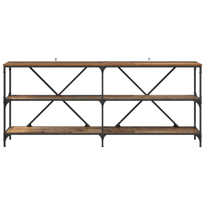 Masă de consolă cu raft Lemn Vechi 180 x 30 x 75 cm - WALTI WALTI