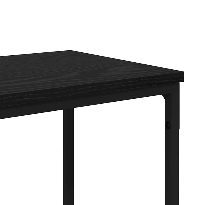 Masă de consolă cu raft Stejar Negru 180 x 30 x 75 cm - WALTI WALTI