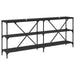 Masă de consolă cu raft Stejar Negru 180 x 30 x 75 cm - WALTI WALTI