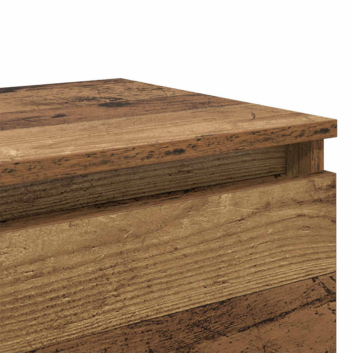 Dulap de noapte Lemn vechi 40 x 35 x 50 cm Lemn compozit WALTI