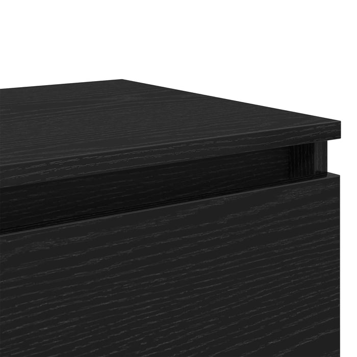 Dulap de noapte cu sertar 2 pcs Stejar Negru 40 x 35 x 50 cm - WALTI WALTI