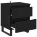 Dulap de noapte cu sertar 2 pcs Stejar Negru 40 x 35 x 50 cm - WALTI WALTI