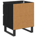 Dulap de noapte cu sertar 2 pcs Stejar Negru 40 x 35 x 50 cm - WALTI WALTI