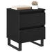 Dulap de noapte cu sertar 2 pcs Stejar Negru 40 x 35 x 50 cm - WALTI WALTI