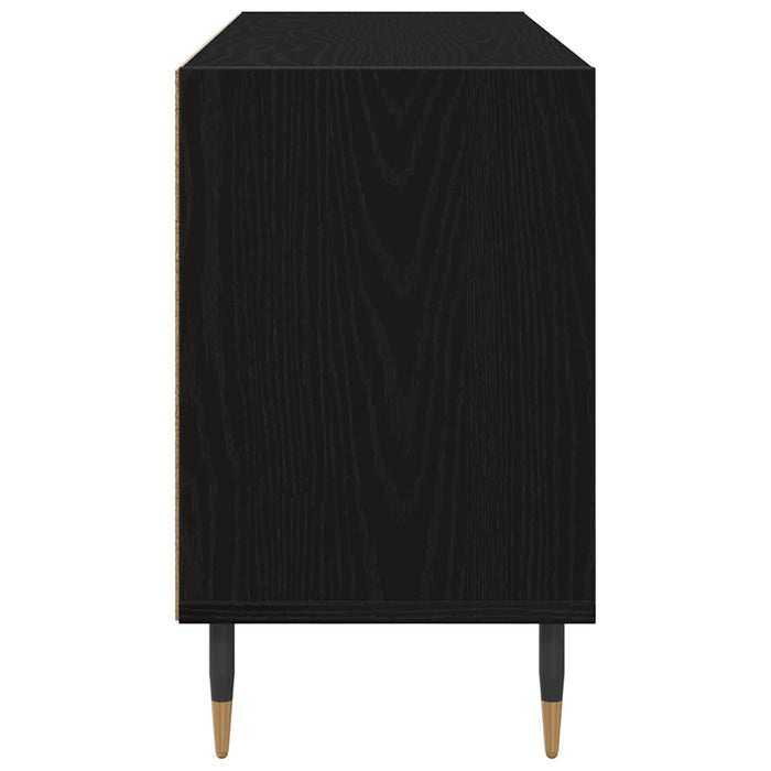 Cabinet TV Stejar Negru 103,5 x 30 x 50 cm Lemn compozit - WALTI WALTI