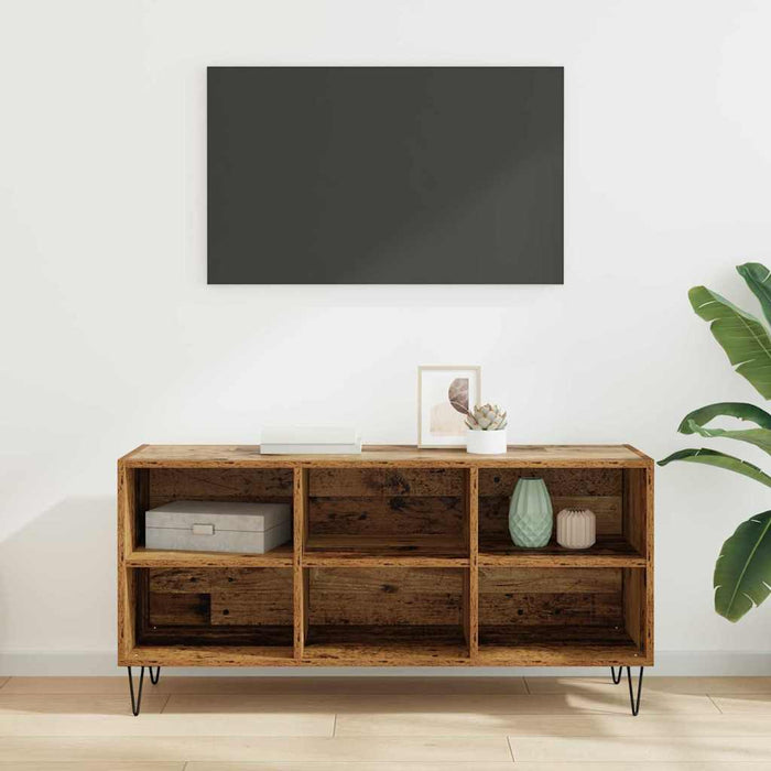 Cabinet TV Lemn Vechi 103,5 x 30 x 50 cm Lemn compozit - WALTI WALTI