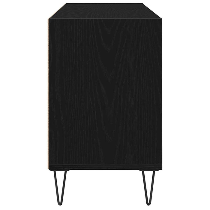 Cabinet TV Stejar Negru 103,5 x 30 x 50 cm Lemn compozit - WALTI WALTI