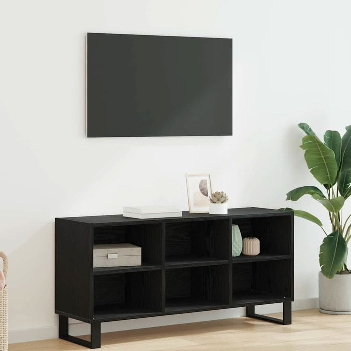 Cabinet TV Stejar Negru 103,5 x 30 x 50 cm Lemn compozit - WALTI WALTI