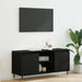Cabinet TV Stejar Negru 104 x 35 x 50 cm Lemn compozit - WALTI WALTI