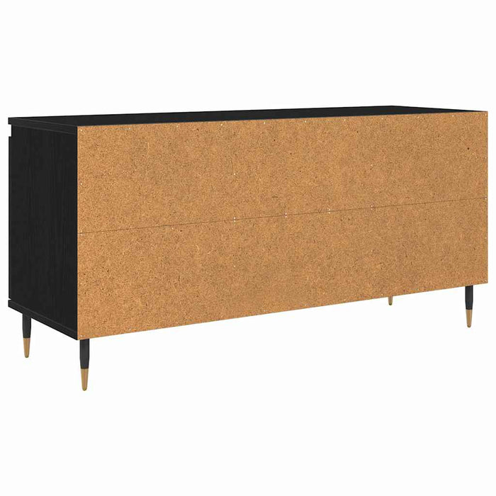 Cabinet TV Stejar Negru 104 x 35 x 50 cm Lemn compozit - WALTI WALTI
