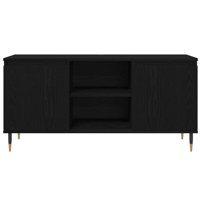 Cabinet TV Stejar Negru 104 x 35 x 50 cm Lemn compozit - WALTI WALTI