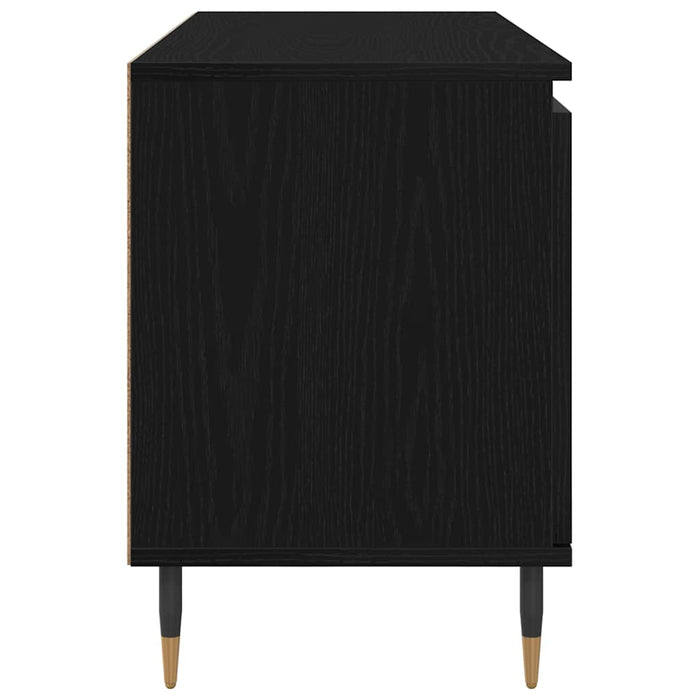 Cabinet TV Stejar Negru 104 x 35 x 50 cm Lemn compozit - WALTI WALTI