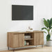 Cabinet TV Stejar Artizanal 104 x 35 x 50 cm Lemn compozit - WALTI WALTI
