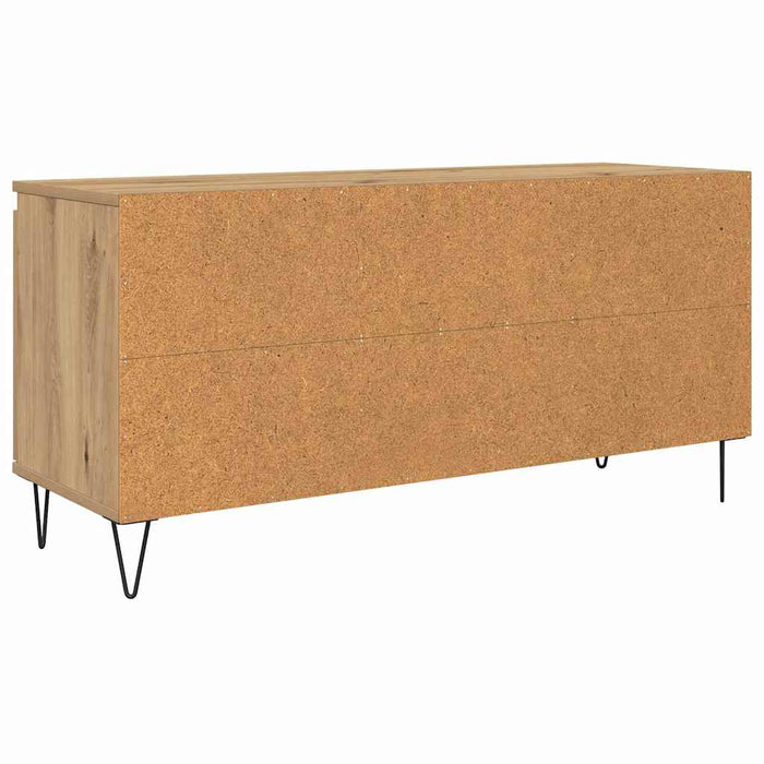 Cabinet TV Stejar Artizanal 104 x 35 x 50 cm Lemn compozit - WALTI WALTI