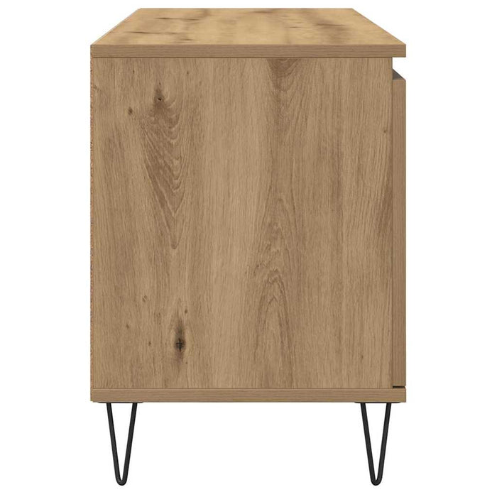 Cabinet TV Stejar Artizanal 104 x 35 x 50 cm Lemn compozit - WALTI WALTI