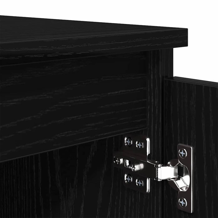 Cabinet TV Stejar Negru 104 x 35 x 50 cm Lemn compozit - WALTI WALTI