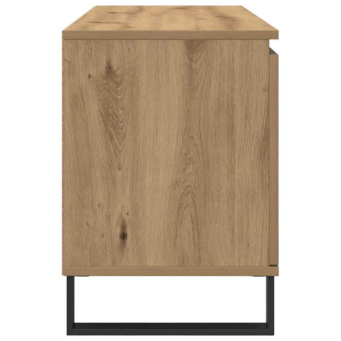 Cabinet TV Stejar Artizanal 104 x 35 x 50 cm Lemn compozit - WALTI WALTI