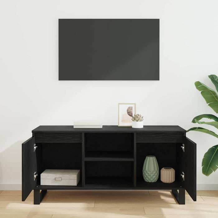 Cabinet TV Stejar Negru 104 x 35 x 50 cm Lemn compozit - WALTI WALTI