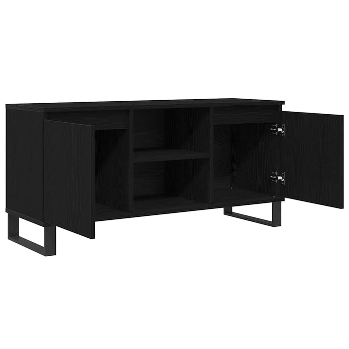 Cabinet TV Stejar Negru 104 x 35 x 50 cm Lemn compozit - WALTI WALTI