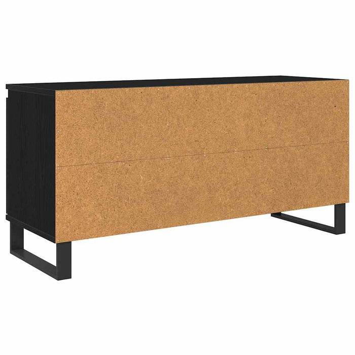Cabinet TV Stejar Negru 104 x 35 x 50 cm Lemn compozit - WALTI WALTI