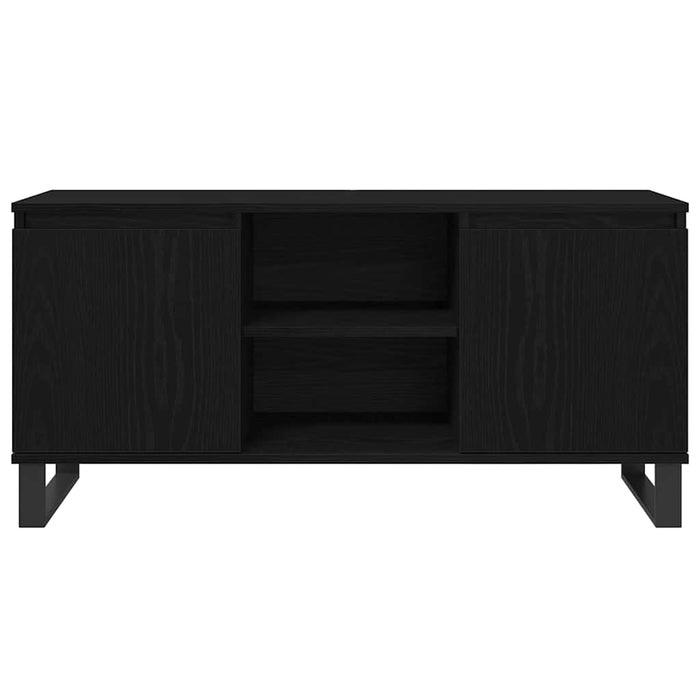 Cabinet TV Stejar Negru 104 x 35 x 50 cm Lemn compozit - WALTI WALTI