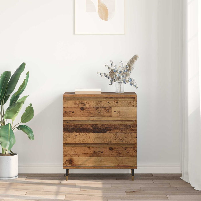 Bufet cu sertar Lemn Vechi 60 x 35 x 70 cm Lemn compozit - WALTI WALTI