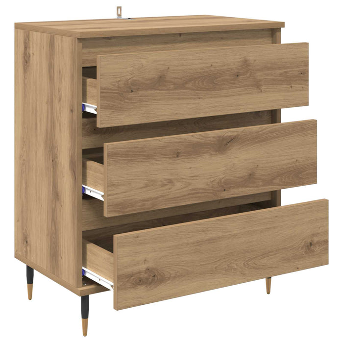 Bufet cu sertar Stejar Artizanal 60 x 35 x 70 cm Lemn compozit - WALTI WALTI