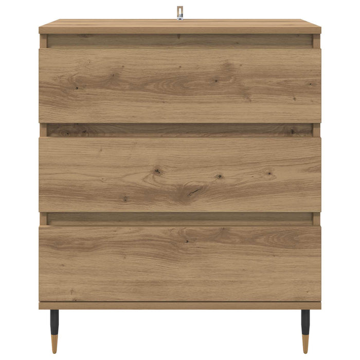 Bufet cu sertar Stejar Artizanal 60 x 35 x 70 cm Lemn compozit - WALTI WALTI