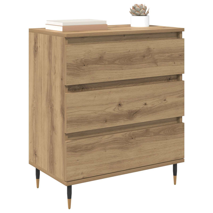Bufet cu sertar Stejar Artizanal 60 x 35 x 70 cm Lemn compozit - WALTI WALTI