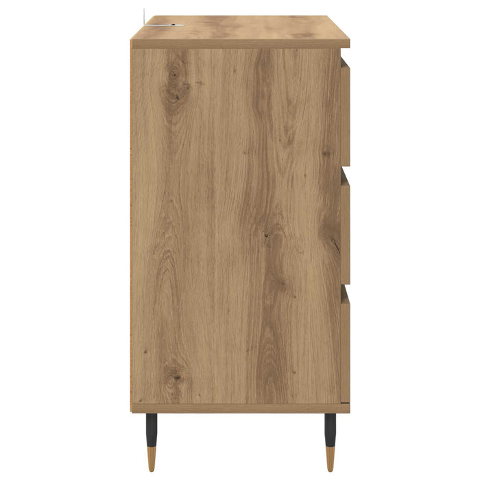 Bufet cu sertar Stejar Artizanal 60 x 35 x 70 cm Lemn compozit - WALTI WALTI
