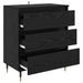 Bufet cu sertar Stejar Negru 60 x 35 x 70 cm Lemn compozit - WALTI WALTI