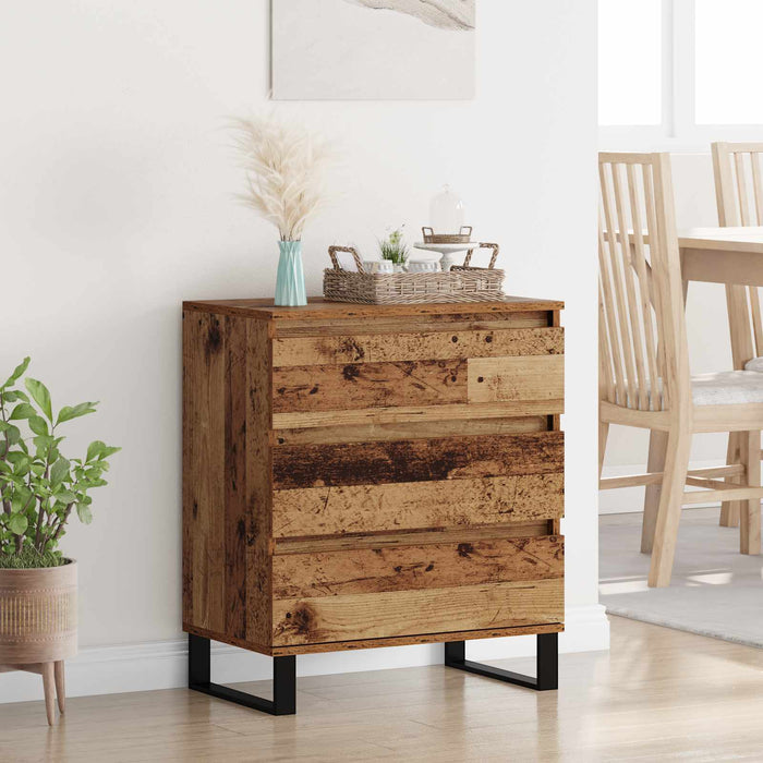 Bufet cu sertar Lemn Vechi 60 x 35 x 70 cm Lemn compozit - WALTI WALTI