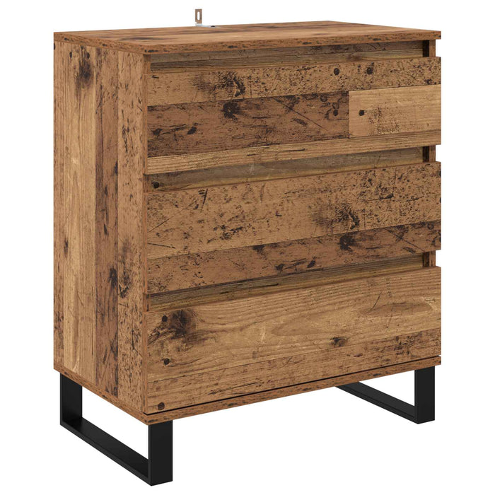 Bufet cu sertar Lemn Vechi 60 x 35 x 70 cm Lemn compozit - WALTI WALTI