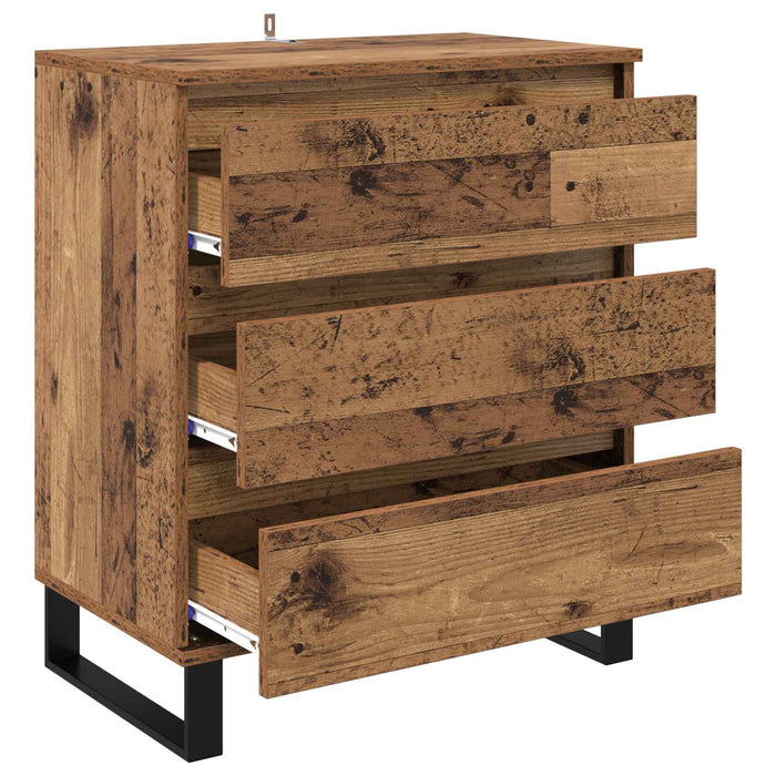 Bufet cu sertar Lemn Vechi 60 x 35 x 70 cm Lemn compozit - WALTI WALTI