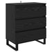 Bufet cu sertar Stejar Negru 60 x 35 x 70 cm Lemn compozit - WALTI WALTI