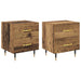 Dulap de noapte cu sertar 2 pcs Lemn vechi 40 x 35 x 47,5 cm - WALTI WALTI
