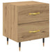 Dulap de noapte 2 pcs Stejar Artizanal 40 x 35 x 47,5 cm - WALTI WALTI