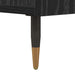 Dulap de noapte Stejar Negru 40 x 35 x 47,5 cm Lemn compozit - WALTI WALTI
