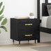Dulap de noapte Stejar Negru 40 x 35 x 47,5 cm Lemn compozit - WALTI WALTI