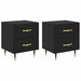 Dulap de noapte cu sertar 2 pcs Stejar Negru 40 x 35 x 47,5 cm - WALTI WALTI
