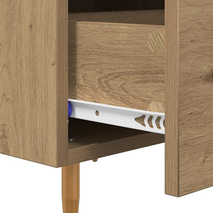 Dulap de noapte cu sertar Stejar Artizanal 40 x 35 x 47,5 cm - WALTI WALTI