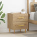 Dulap de noapte 2 pcs Stejar Artizanal 40 x 35 x 47,5 cm - WALTI WALTI