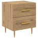 Dulap de noapte 2 pcs Stejar Artizanal 40 x 35 x 47,5 cm - WALTI WALTI