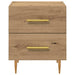 Dulap de noapte 2 pcs Stejar Artizanal 40 x 35 x 47,5 cm - WALTI WALTI