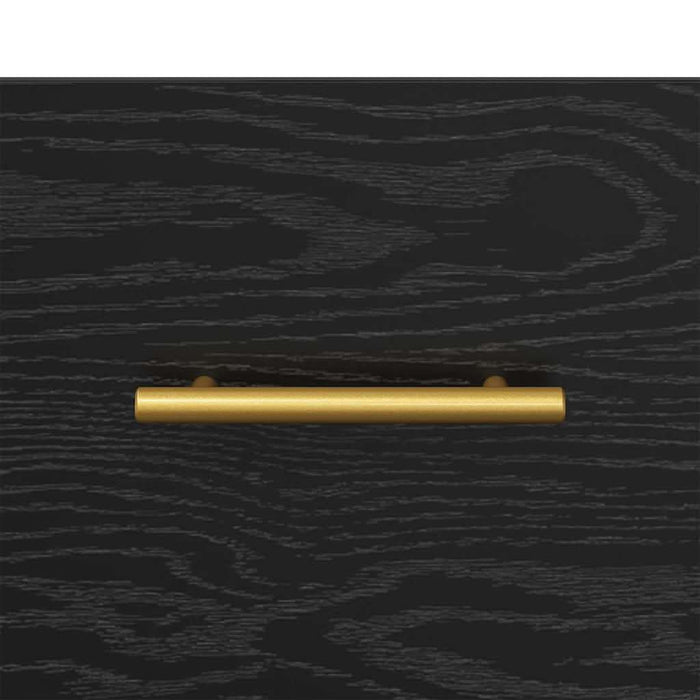Dulap de noapte Stejar Negru 40 x 35 x 47,5 cm Lemn compozit - WALTI WALTI