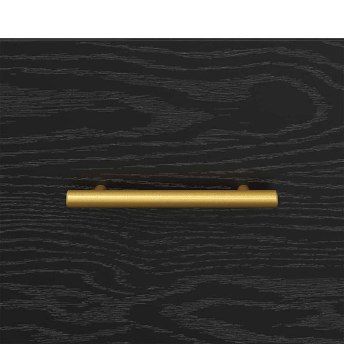 Dulap de noapte cu sertar 2 pcs Stejar Negru 40 x 35 x 47,5 cm - WALTI WALTI